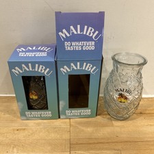 2 x  Malibu Rum Glass