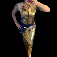 Golden Belly Dance Dress