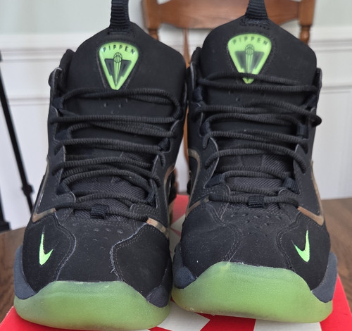 Nike air pippen black green - nike, black/green