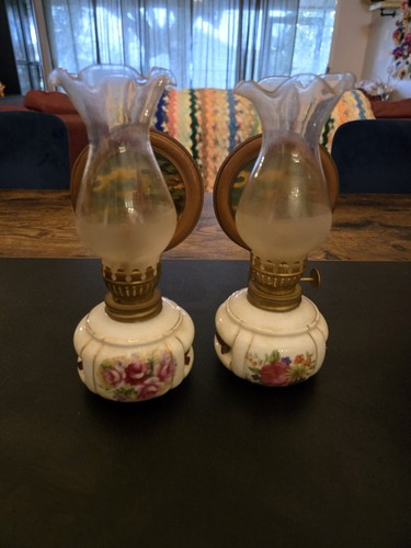 Vintage kerosene oil lamp - vintage,