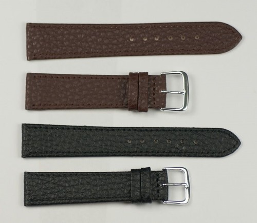 Buffalo grained leather watch - leather,