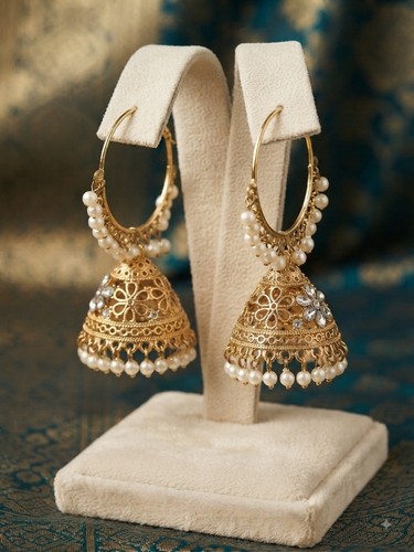 Bollywood jhumka earrings - jhumka,