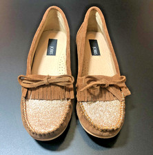 JOBIS Brown Suede Moccasins