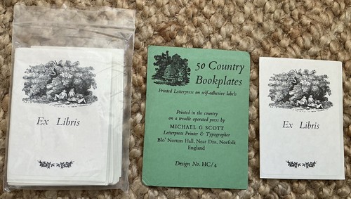 Letterpress bookplates ex - 50,