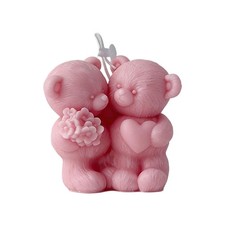 Couple Rose Bear Heart