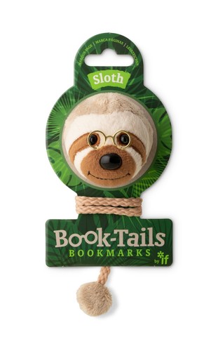 Book tails bookmarks sloth - book-tails,