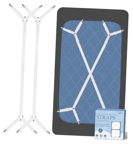 Bed sheet holder - bed, straps,