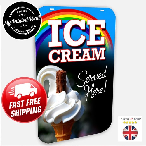 Ice cream sign - ice,