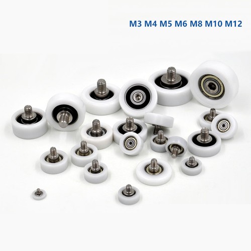 Round bearings nylon - nylon, pulley