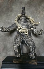 Antique Vintage Sponge Flexible Baby Mannequin Shop  Display On Stand 22 in