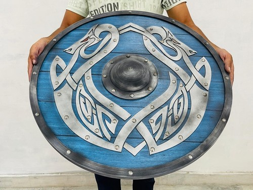 Handcrafted blue wooden - 24",