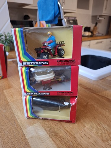 Britains farm toys honda quad - britains,