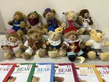 Vintage The Teddy Bear Collection set 51 - 59 With Magazines + Tags