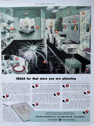 1945 armstrongs linoleum - armstrongs,