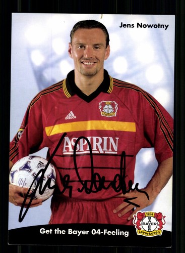 Jens nowotny autograph card - nowotny,
