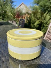 Rare Vintage Cornishware T.G.Green Yellow Fridge box (Green shield)