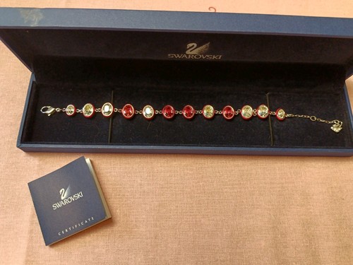 Vintage swarovski red enamel - vintage,