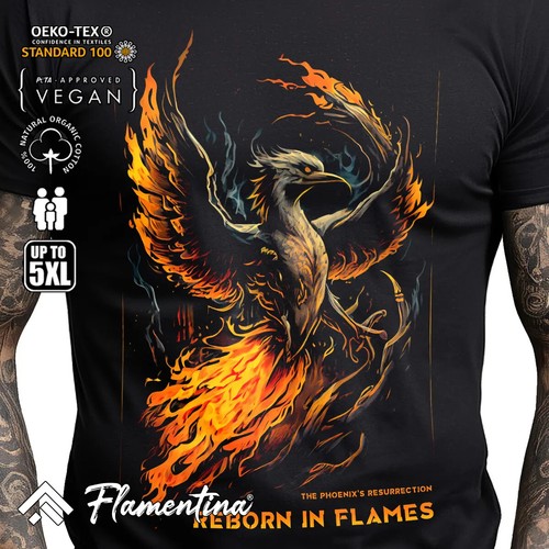 Phoenix mens shirt animals - mens, t-shirt