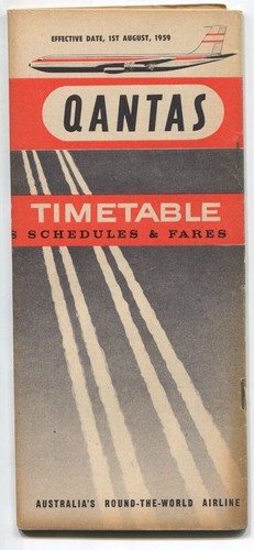 Qantas airline timetable - qantas,