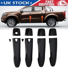 GLOSS BLACK DOOR HANDLE COVERS