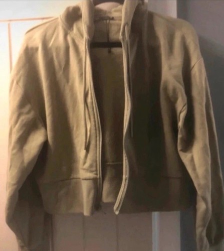 Zara khaki hoodie size 10 - hoodie, 8/10