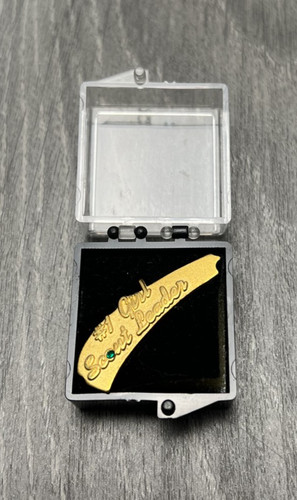 14k gold plated girl - girl, scout