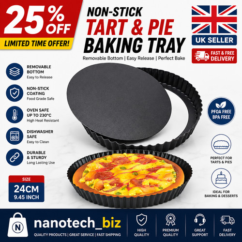 Deep non stick flan - stick,