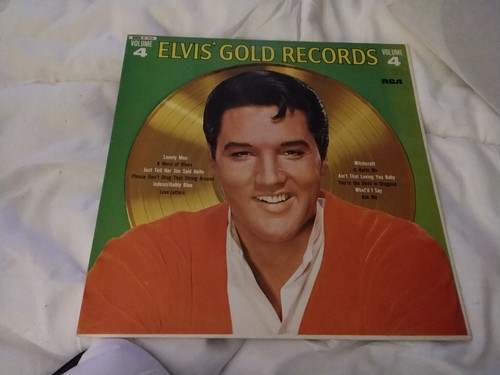 Elvis presley gold records - gold,