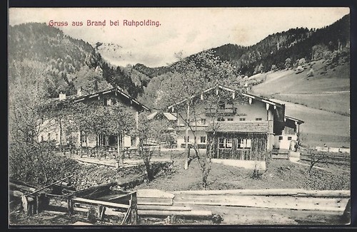 Fire near ruhpolding - ruhpolding,, local