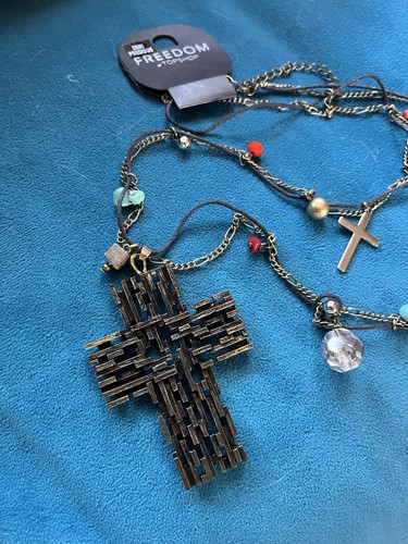 Jesus cross necklace - jesus, pendent