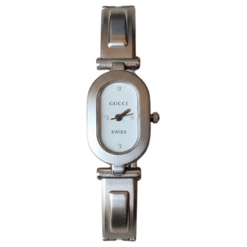 Gucci oval stainless steel - stainless,