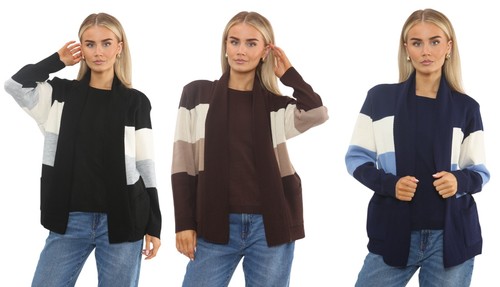 Ladies knitted twin set big - ladies,