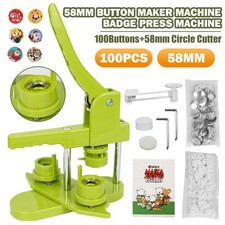 Badge Maker Machine Making Pin