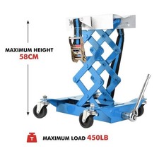 150Kg Floor Transmission Jack – Hydraulic Lift for Gearbox & Engine Work