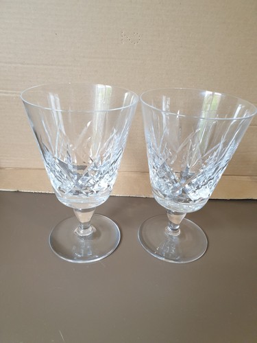 Pair large english - pair, crystal