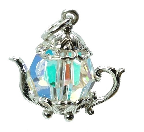 Sterling silver crystal set - crystal,