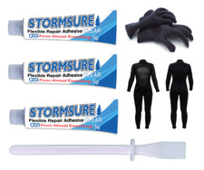 Wetsuit neoprene glue Waterproof Clear X3 Tubes repair wetsuit waders boots
