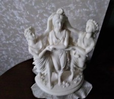  'Three Graces' vintage original Faro statue signed by Lucchesi