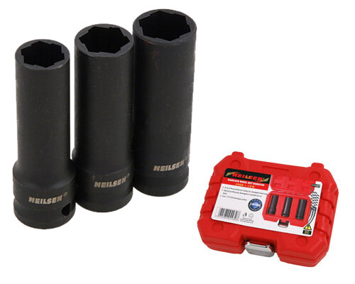 Wheel nut bolt remover - wheel,