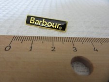 Barbour pin badge - black &