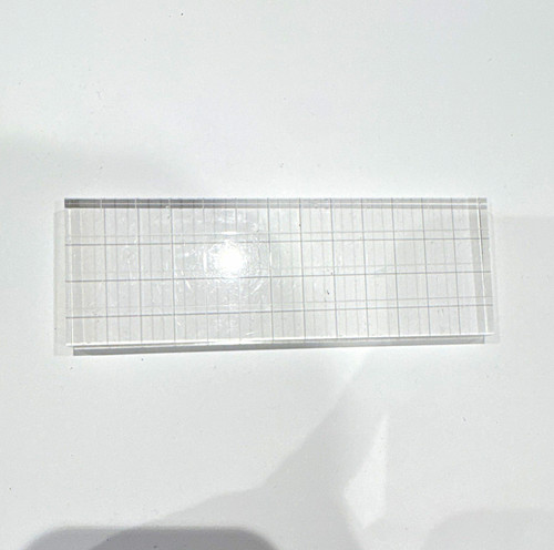Clear acrylic stamping - stamping, block