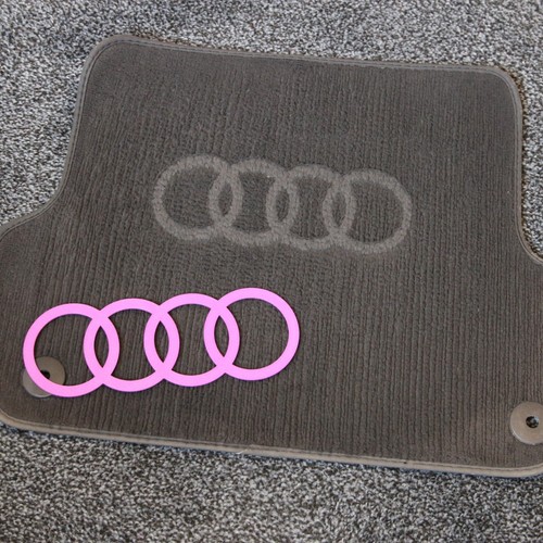 Audi car carpet stencil - car, for