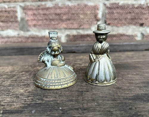 Vintage brass lady - 2,