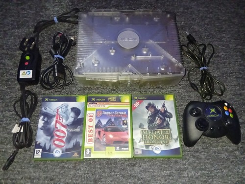 Xbox original crystal clear - xbox,
