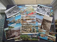 50 POSTCARDS OF BRIXHAM, CHURSTON COVE, ST. MARY'S BAY, FISHCOMBE COVE, MARINE