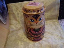 COLLECTABLE MONTY BOJANGLES CAT DESIGN ~  EMPTY STORAGE  TIN