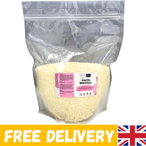 500g white beeswax - white,