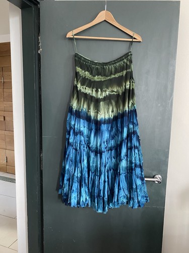 Gypsy boho maxi skirt size - boho,