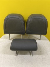 2004-2009 VOLKSWAGEN GOLF GTI MK5 REAR SEAT HEAD REST X3 GREY LEATHER