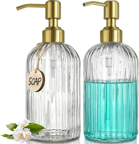 Pack 18oz fluted glass soap - 2,